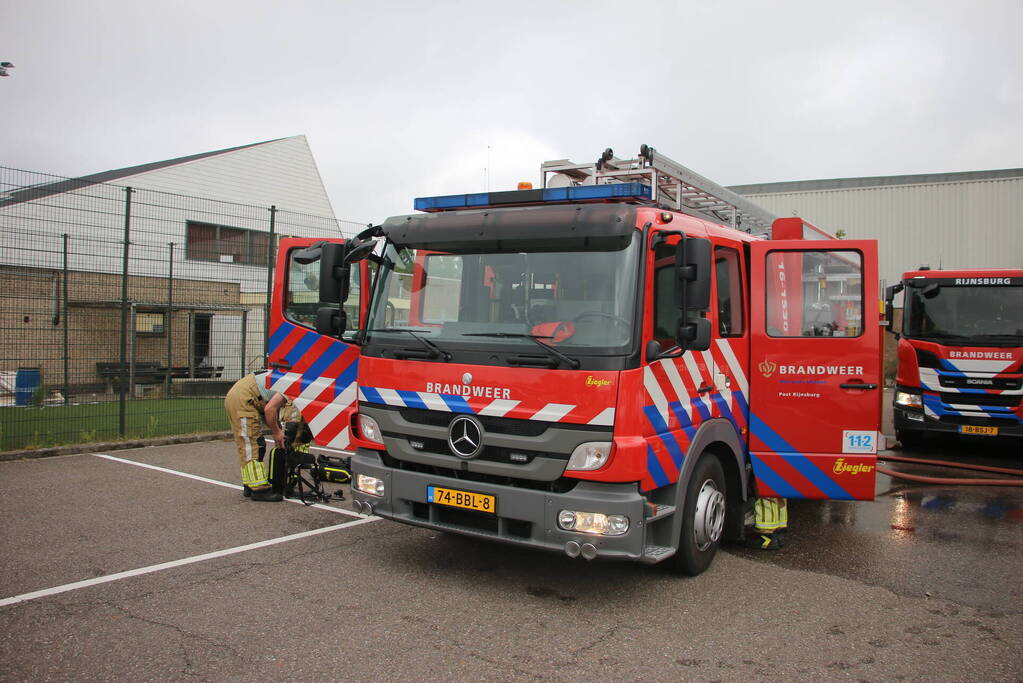 Grote brand in sportgebouw