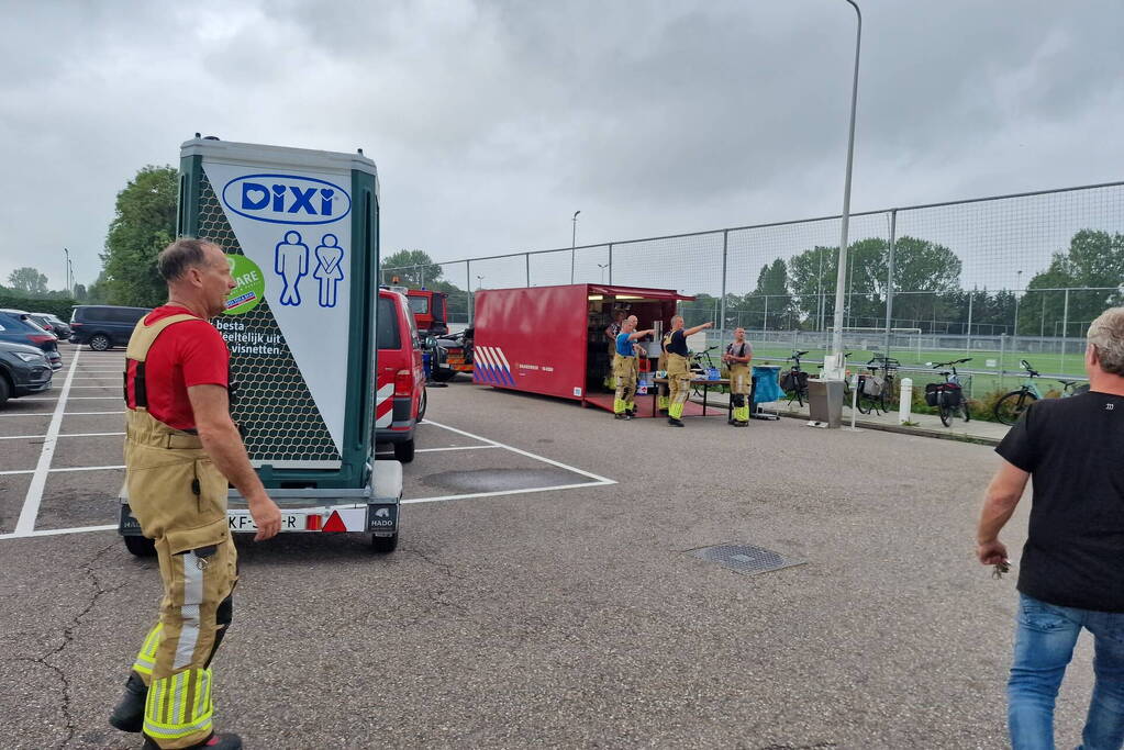 Grote brand in sportgebouw