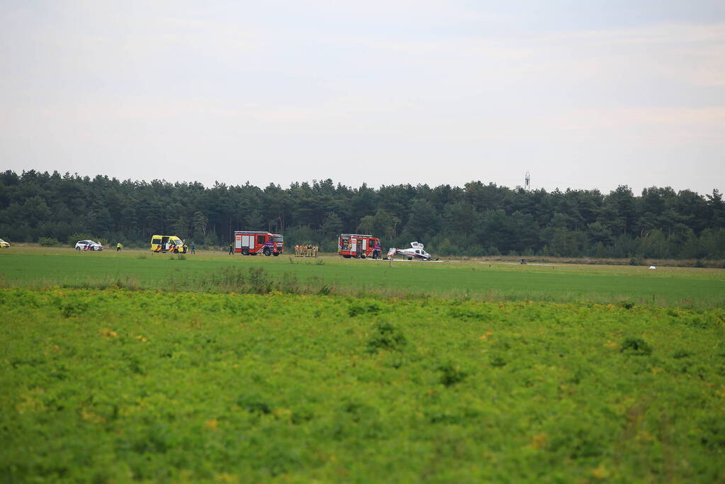 Vliegtuig in brand na crash bij luchthaven