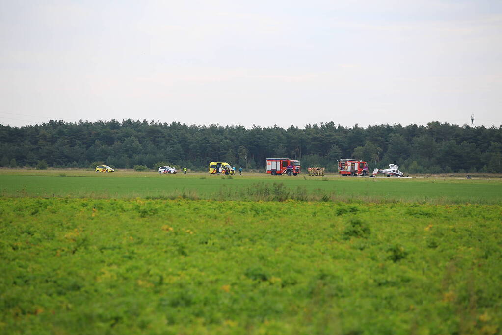 Vliegtuig in brand na crash bij luchthaven