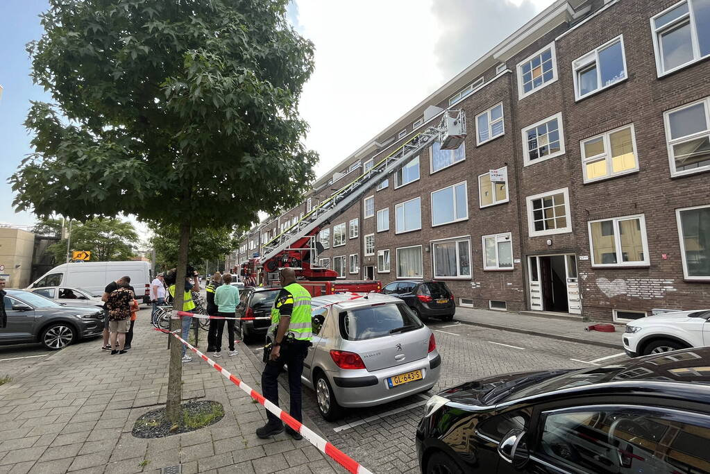 Schade bij felle brand in woning