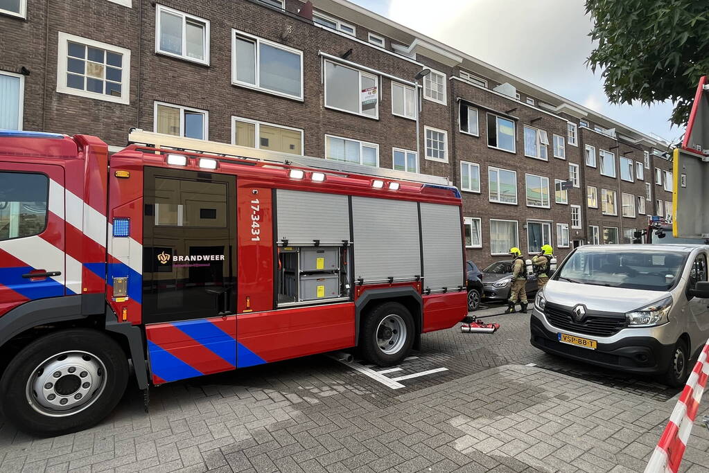 Schade bij felle brand in woning