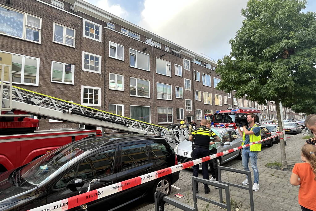 Schade bij felle brand in woning