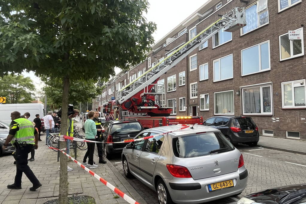 Schade bij felle brand in woning