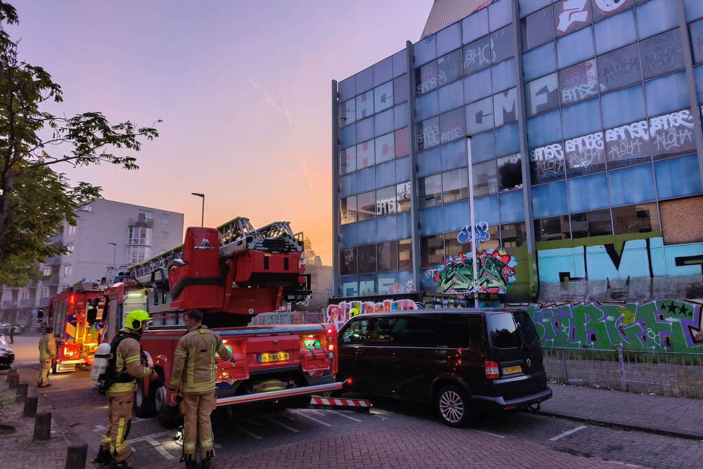 Grote brand in leegstaande school