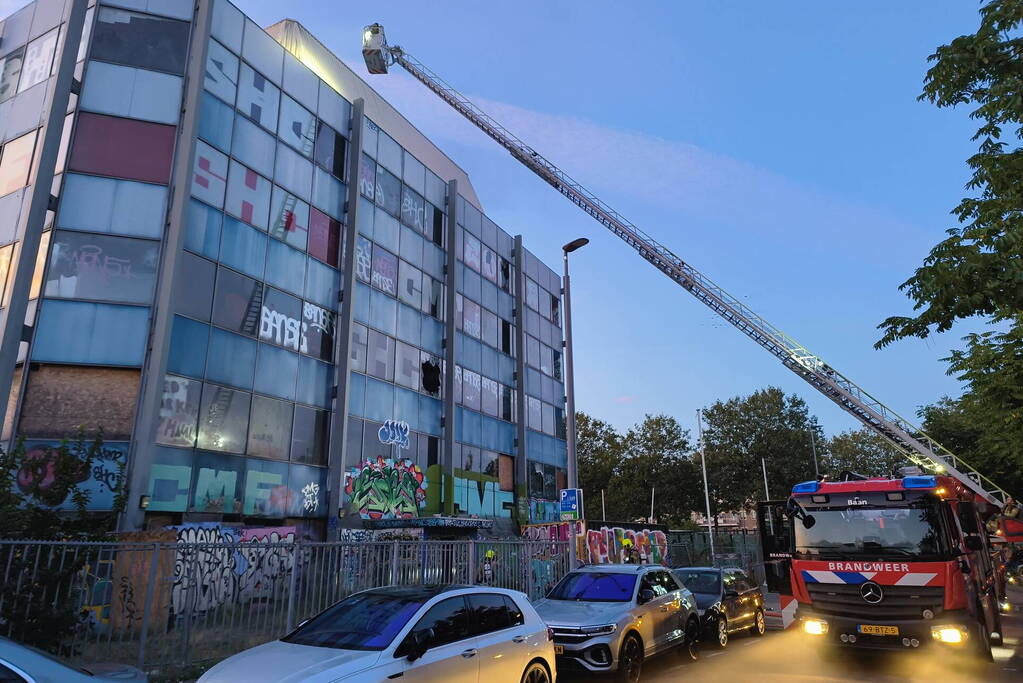 Grote brand in leegstaande school