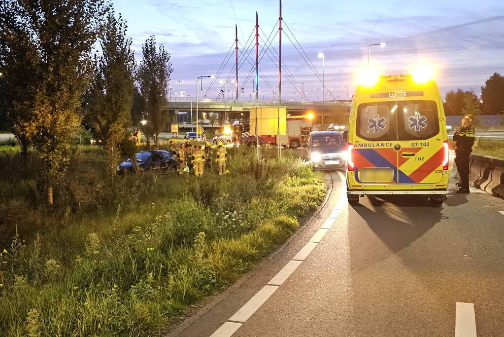 Hulpdiensten ingezet voor eenzijdig ongeval