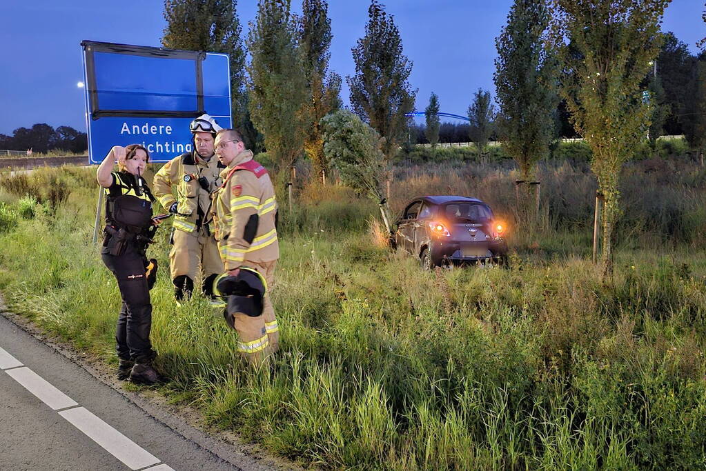 Hulpdiensten ingezet voor eenzijdig ongeval