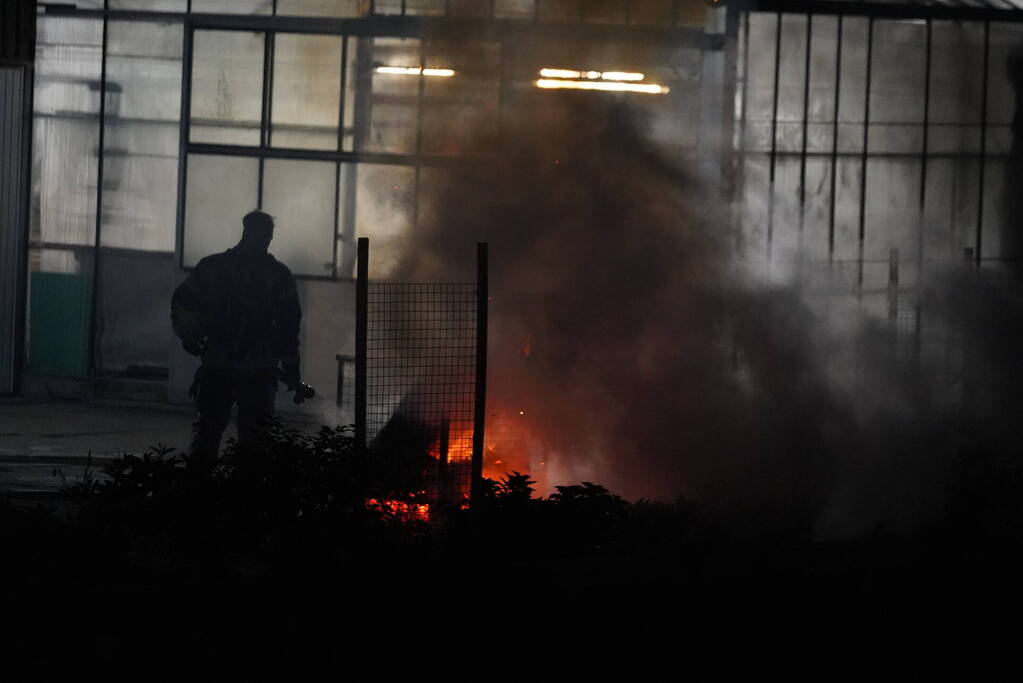 Industriebrand blijkt buitenbrand