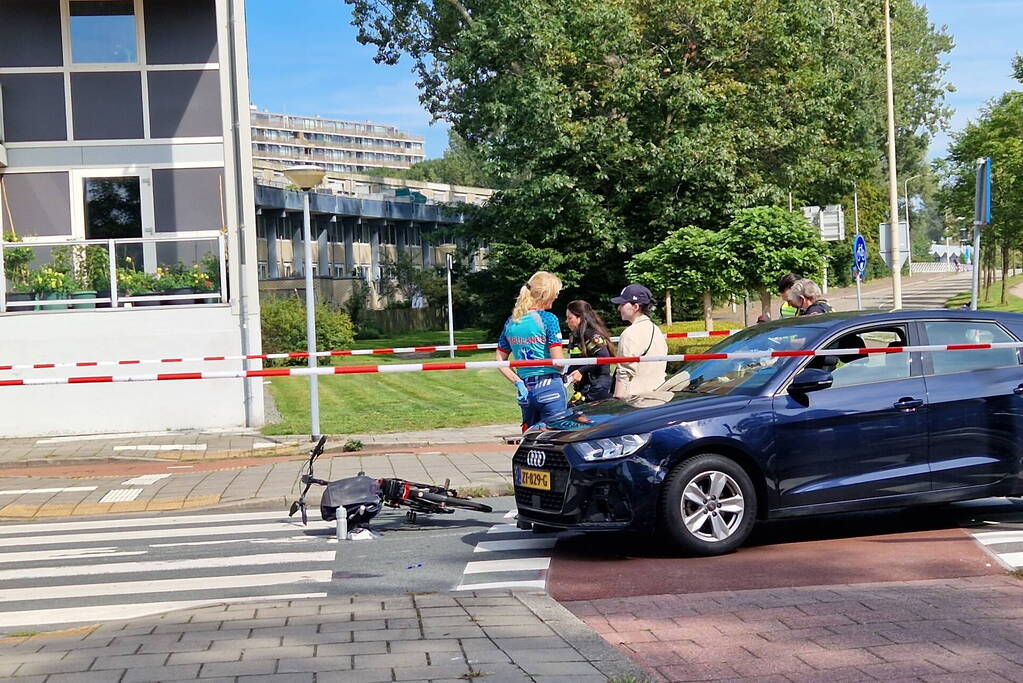 Fietser gewond bij ongeval met auto