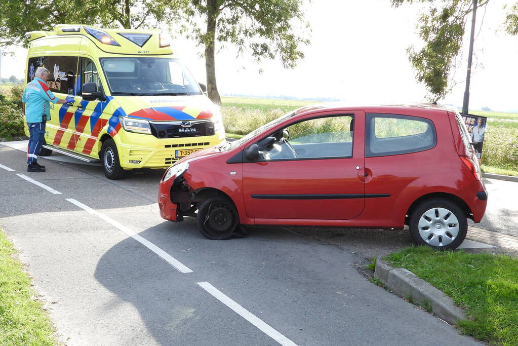 Motorrijder gewond bij botsing met automobilist