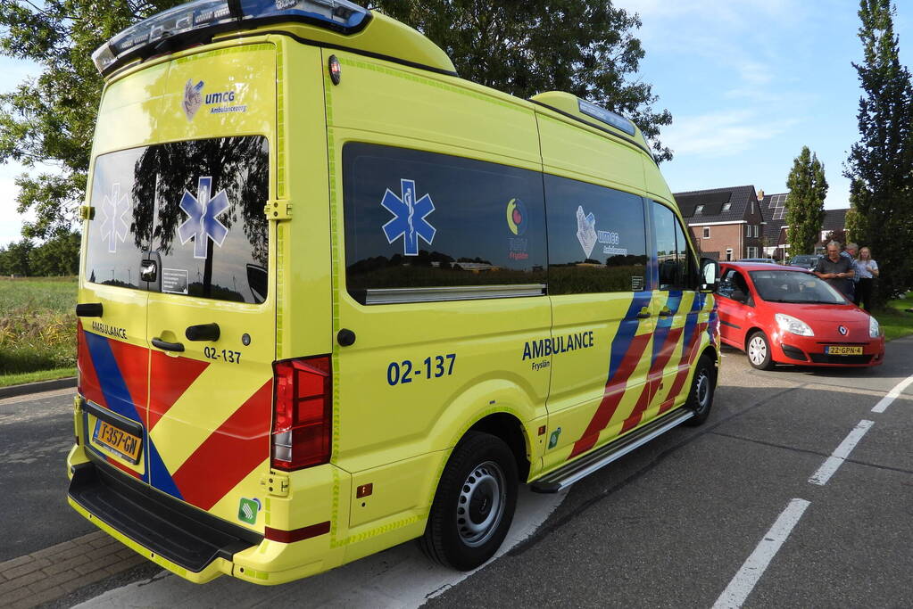 Motorrijder gewond bij botsing met automobilist