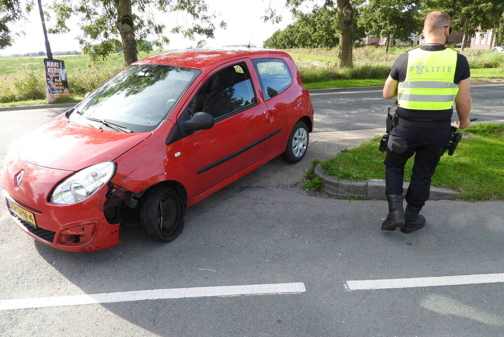 Motorrijder gewond bij botsing met automobilist