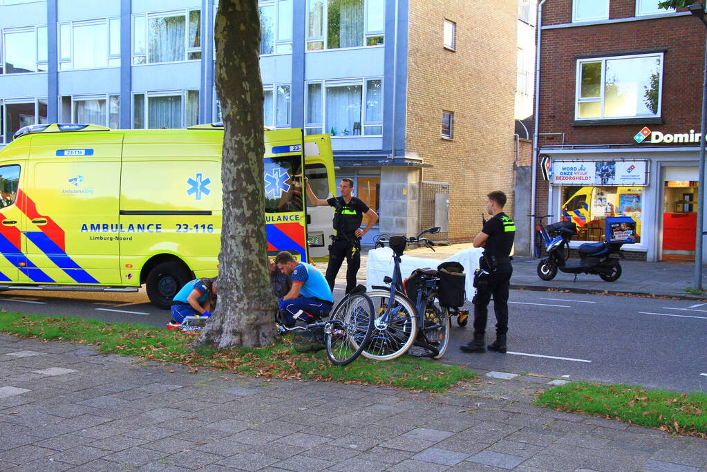 Fietser gewond bij botsing