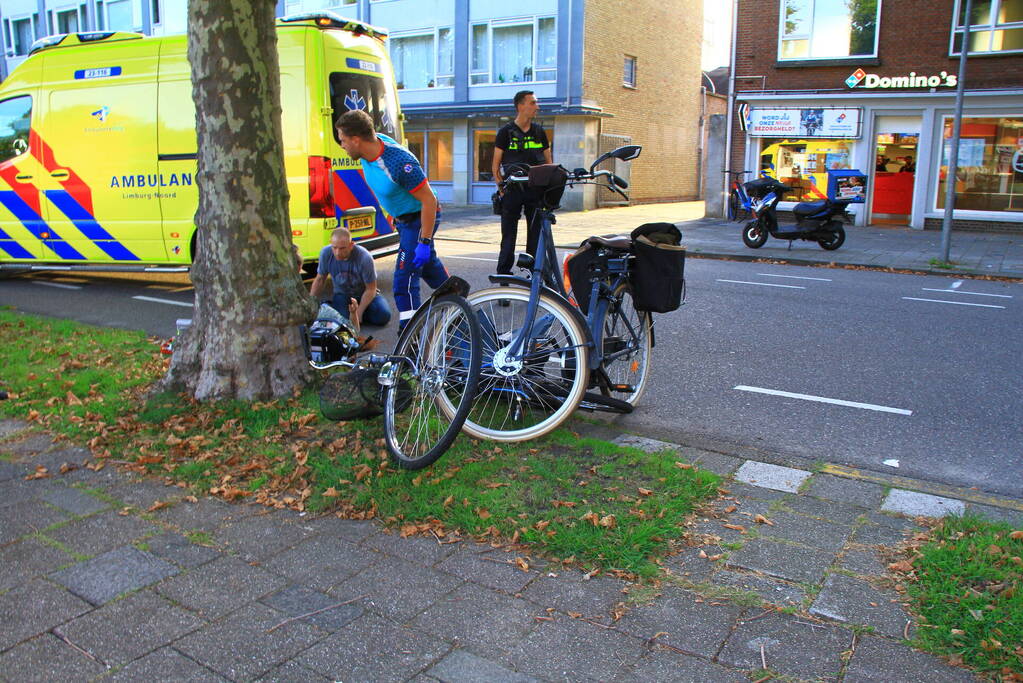 Fietser gewond bij botsing