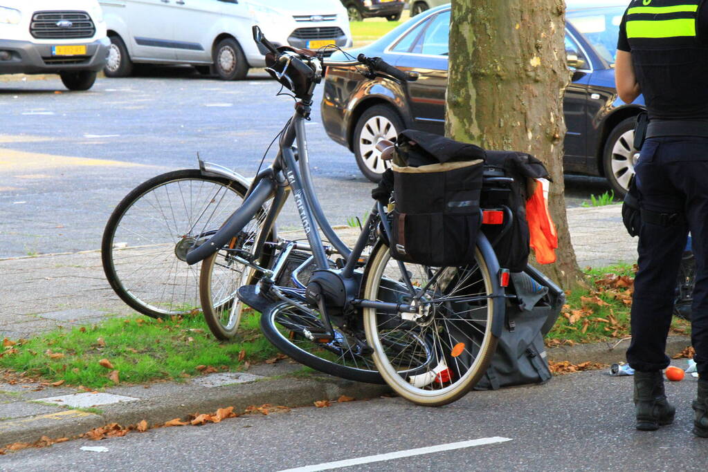 Fietser gewond bij botsing