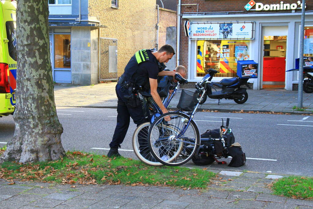 Fietser gewond bij botsing