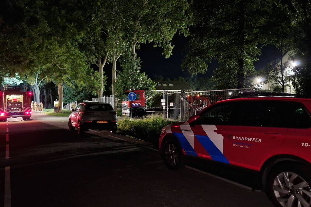 Brandweer uren bezig met brand bij grasdrogerij