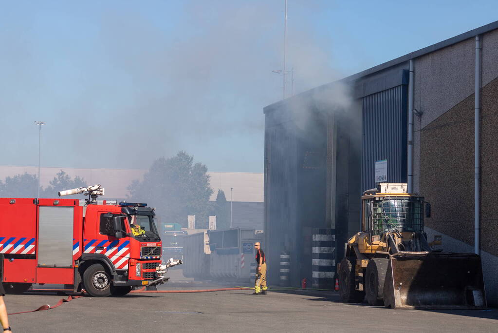 Brand bij afvalstortplaats