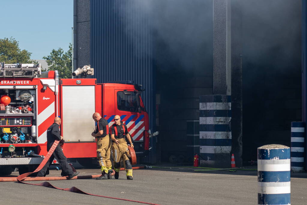 Brand bij afvalstortplaats