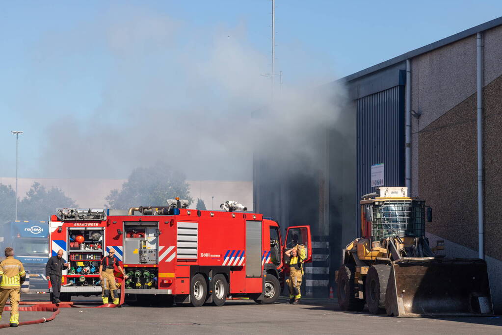 Brand bij afvalstortplaats