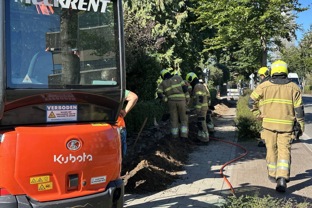 Gaslekkge na werkzaamheden