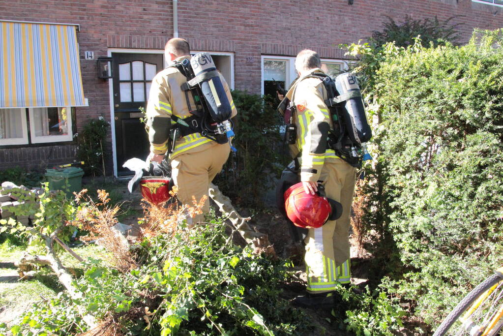 Gasleiding geraakt tijdens weghalen van boom