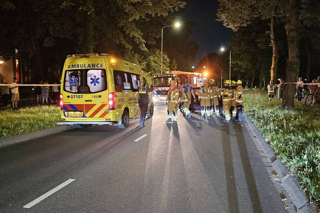 Gewonde en flinke schade bij eenzijdig ongeval