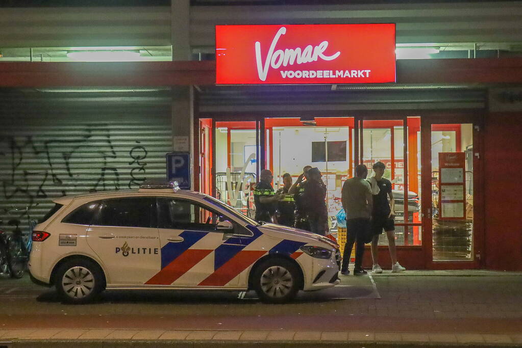 Overval op supermarkt Vomar