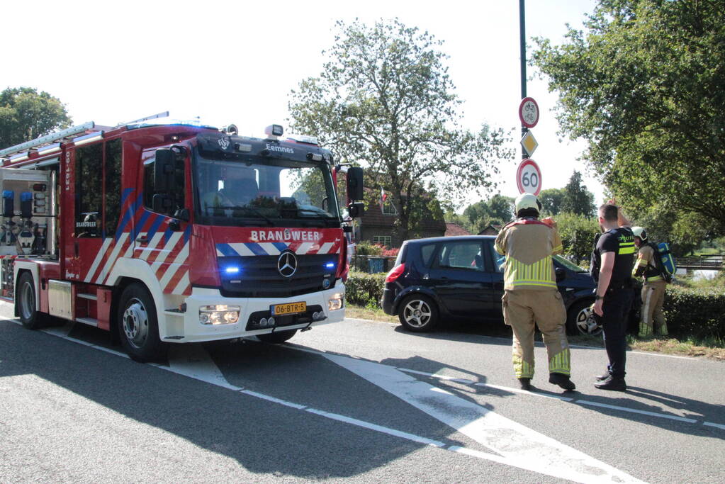 Motor ontploft tijdens achtervolging