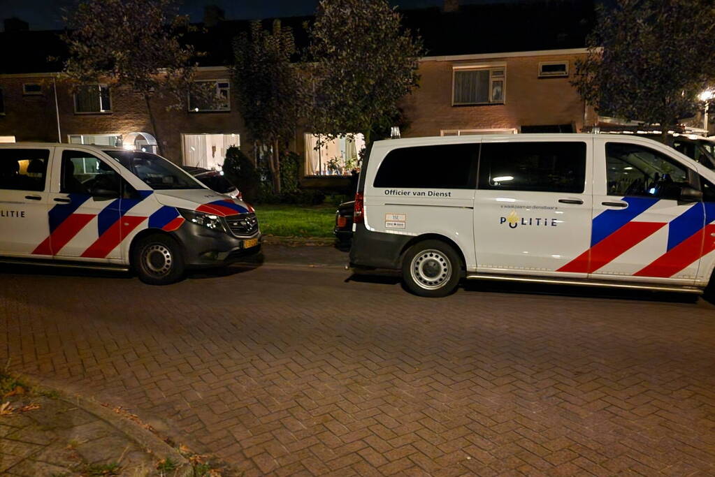 Grote politie-inzet na bedreiging met vuurwapen