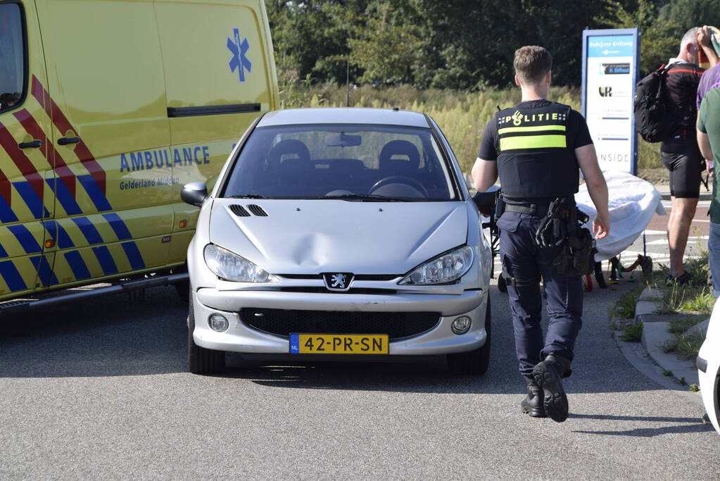 Scooterrijder gewond bij aanrijding