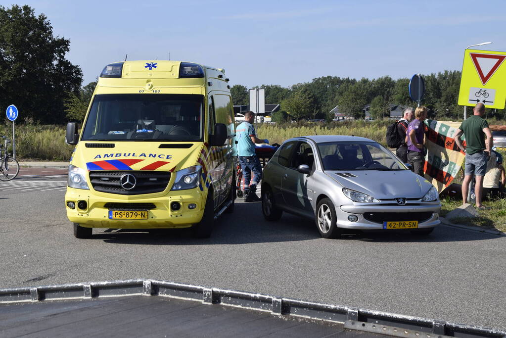 Scooterrijder gewond bij aanrijding