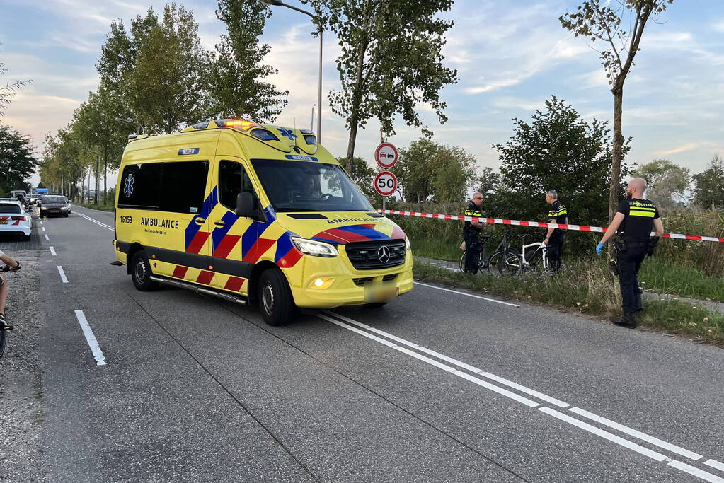 Zwaargewonde na ongeval met fiets