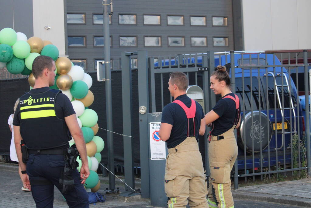 Barbecue explodeert, een gewonde