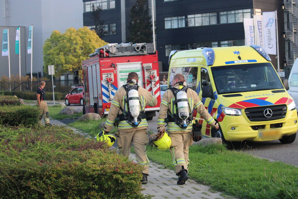 Barbecue explodeert, een gewonde