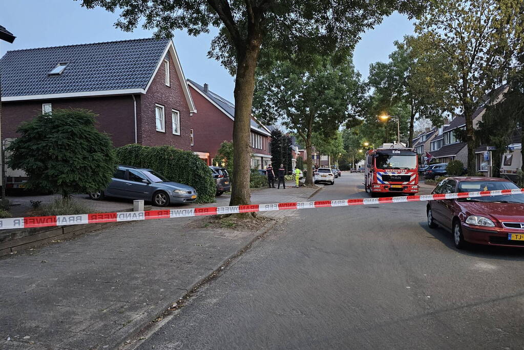 Omgeving afgesloten wegens gaslekkage