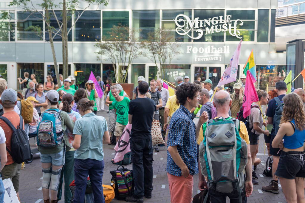 XR-demonstranten verzamelen zich voor nieuwe grote demonstratie