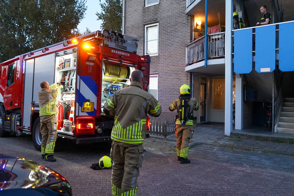 Woning geventileerd na brand