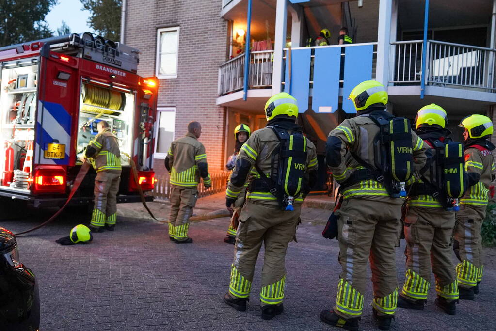 Woning geventileerd na brand