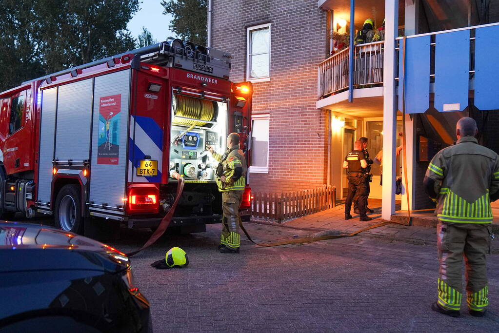 Woning geventileerd na brand