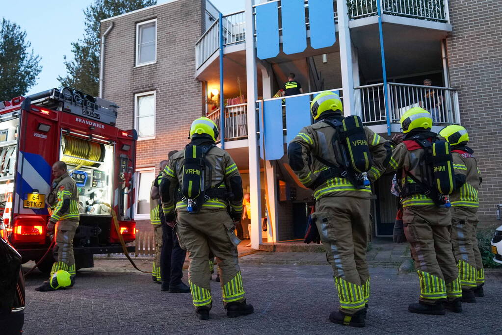 Woning geventileerd na brand