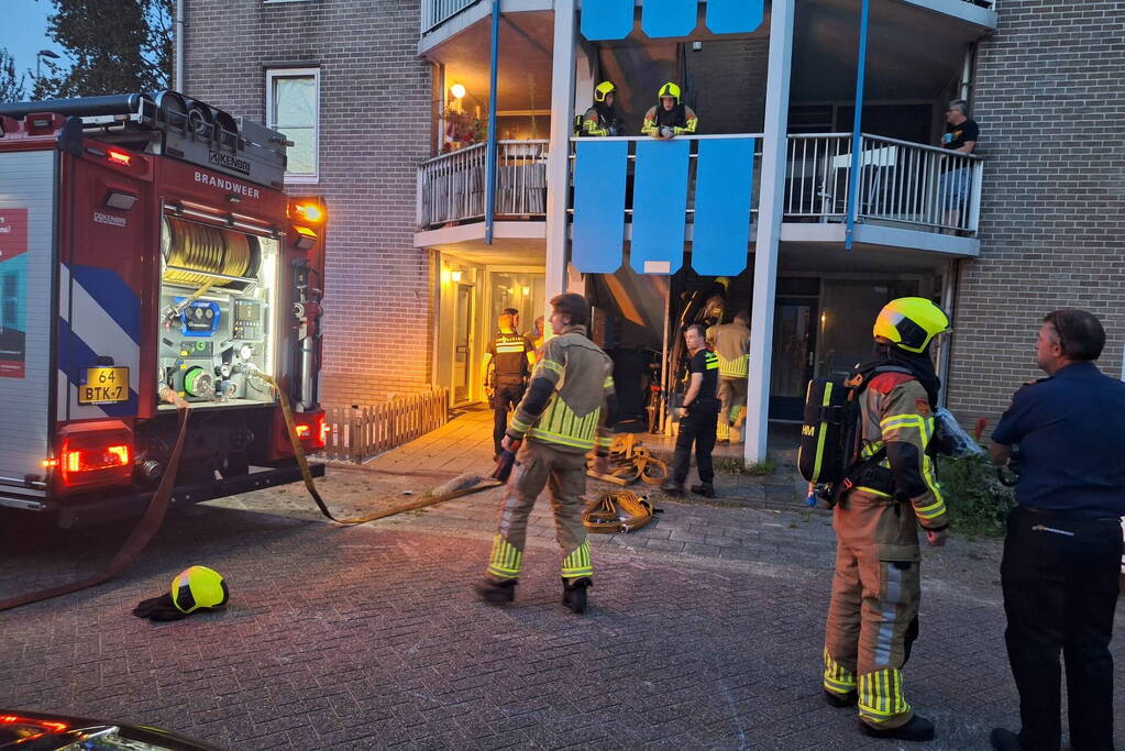 Woning geventileerd na brand