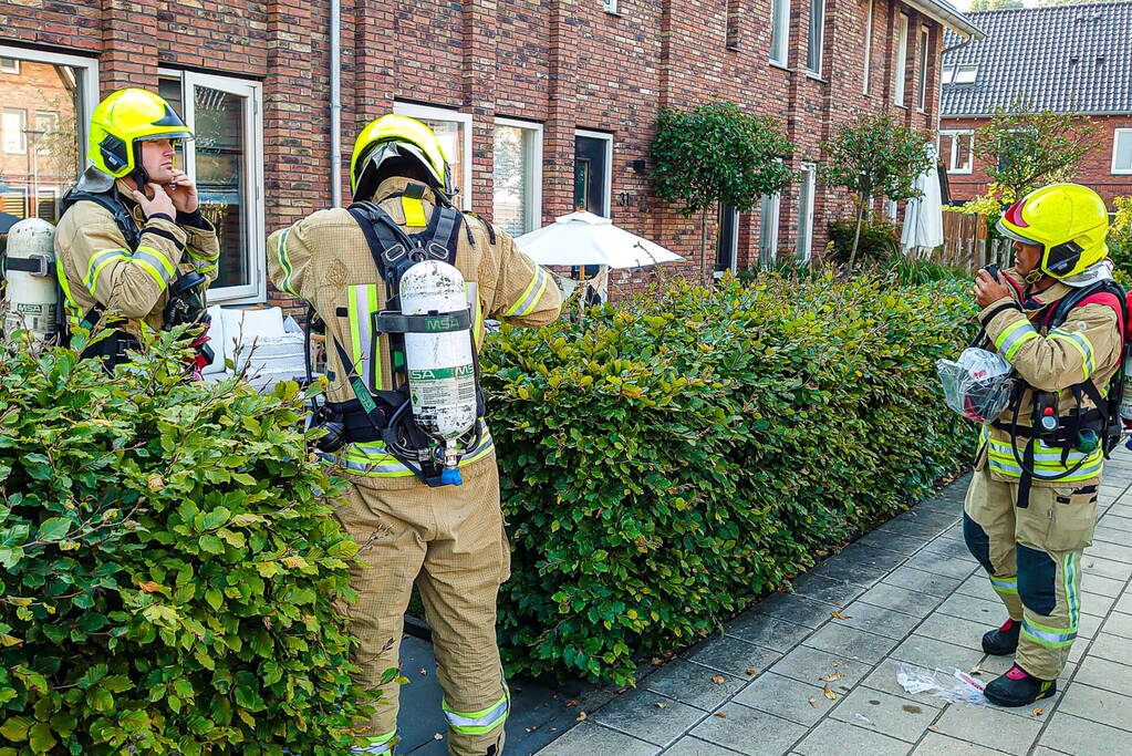 Lamp veroorzaakt brand in woning