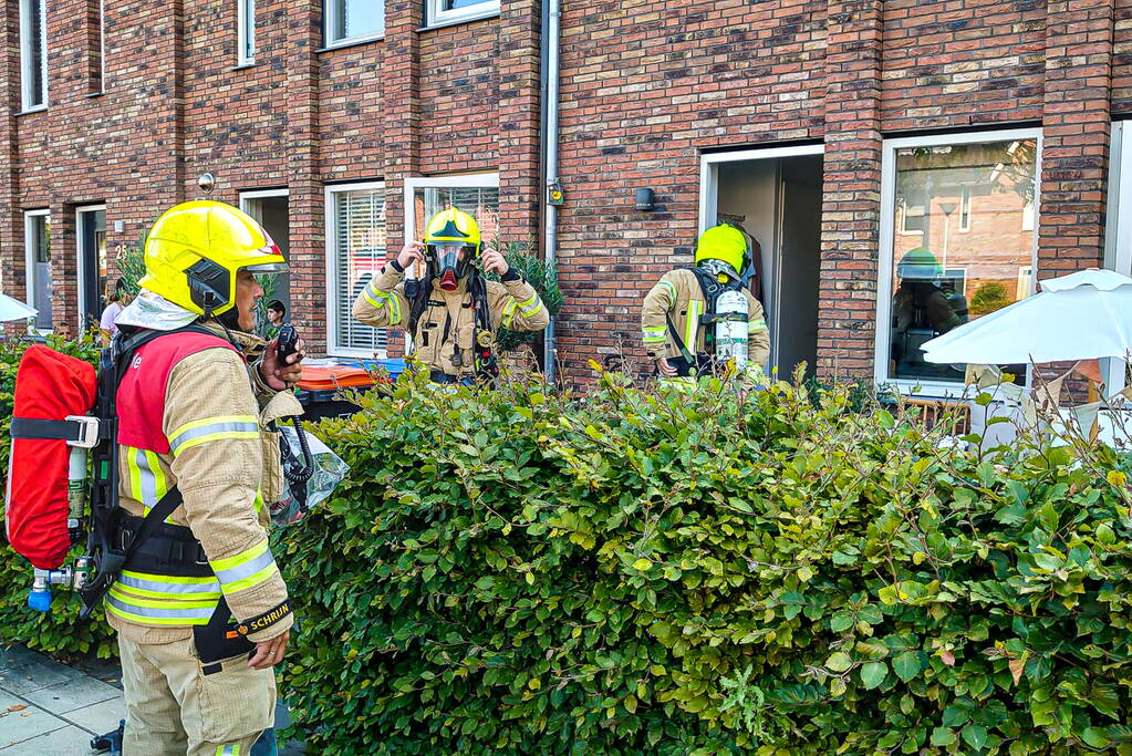 Lamp veroorzaakt brand in woning