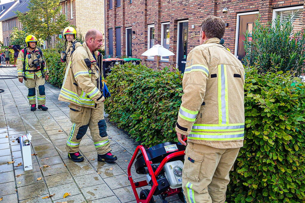 Lamp veroorzaakt brand in woning