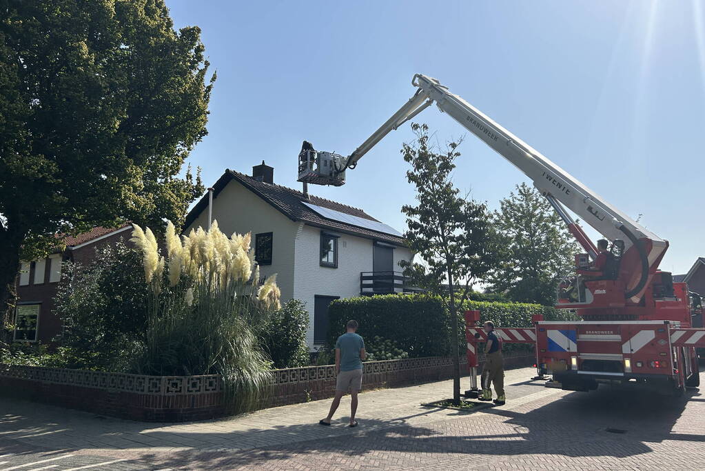 Brandweer ingezet voor mogelijke kat in schoorsteen