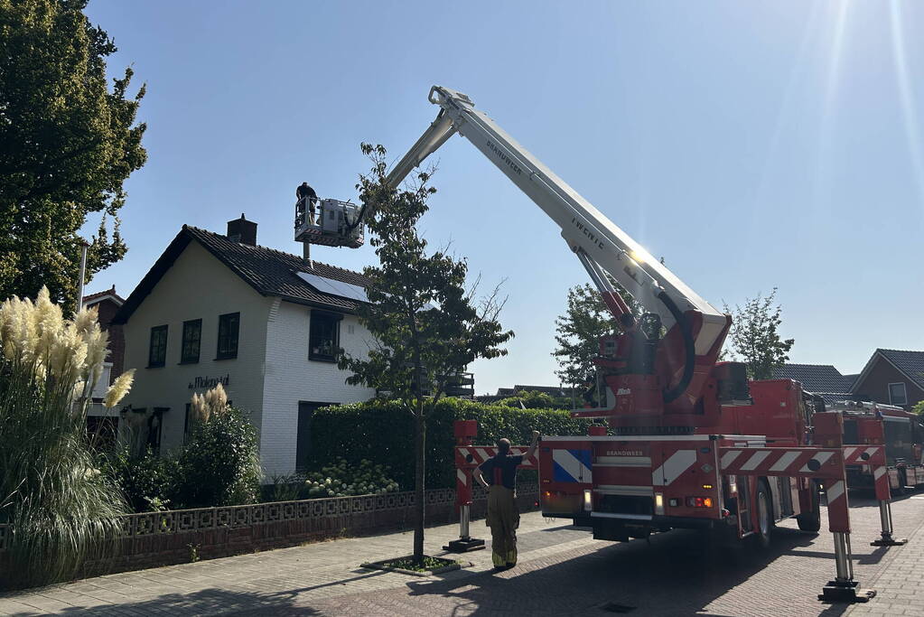 Brandweer ingezet voor mogelijke kat in schoorsteen