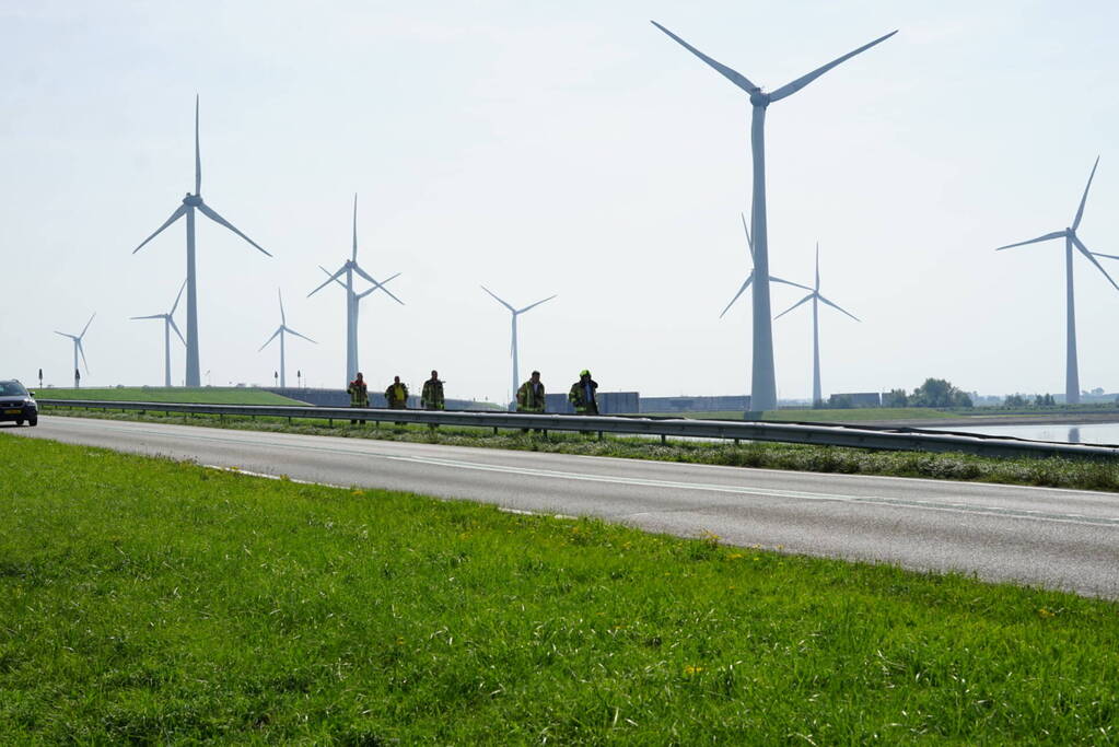 Recreant zorgt voor melding ongeval