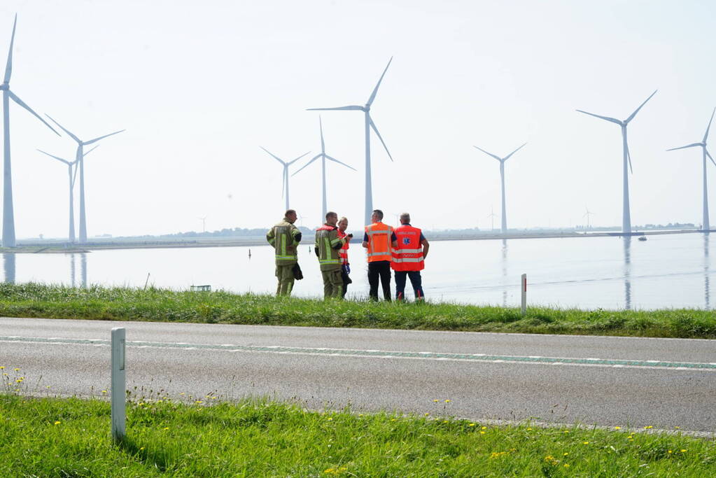 Recreant zorgt voor melding ongeval